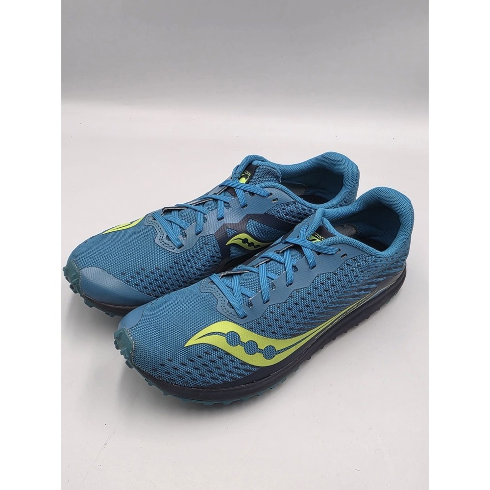Saucony Kilkenny XC 8 Cross-Country Running Shoes Men's‎ 7 Blue Citron S29068-1